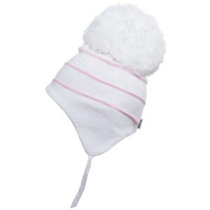 Satila Hats COLOUR STRIPE POMPOM HAT