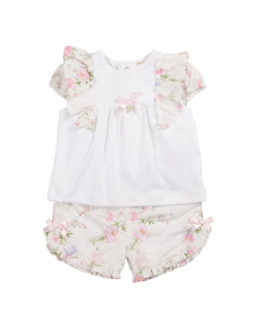 Mintini Baby top and short set - Babies Blessings