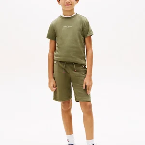 Tommy Hilfiger Logo T-Shirt And Shorts Set