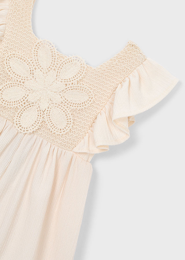 Mayoral crochet knit jumpsuit - Image 2