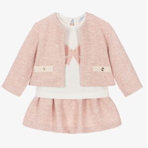 Mayoral Tweed skirt, jacket and matching top 02954